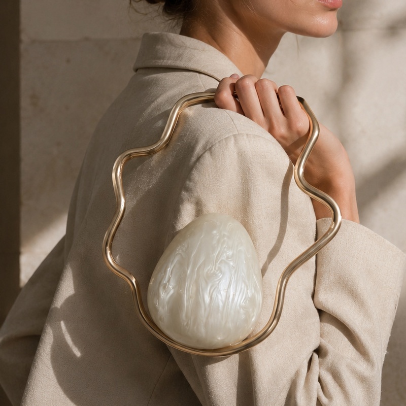 Women Bags On Sale - Women mini Acrylic Egg Bag Cute