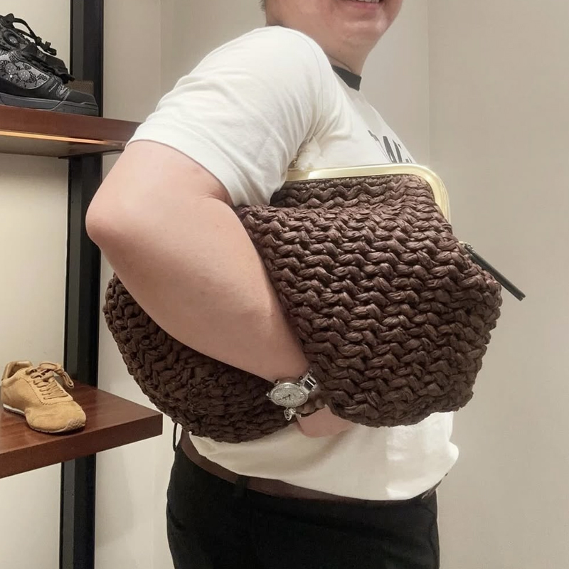 Hand-Woven Kisslock Frame Shou - Women Bags On Sale review and price