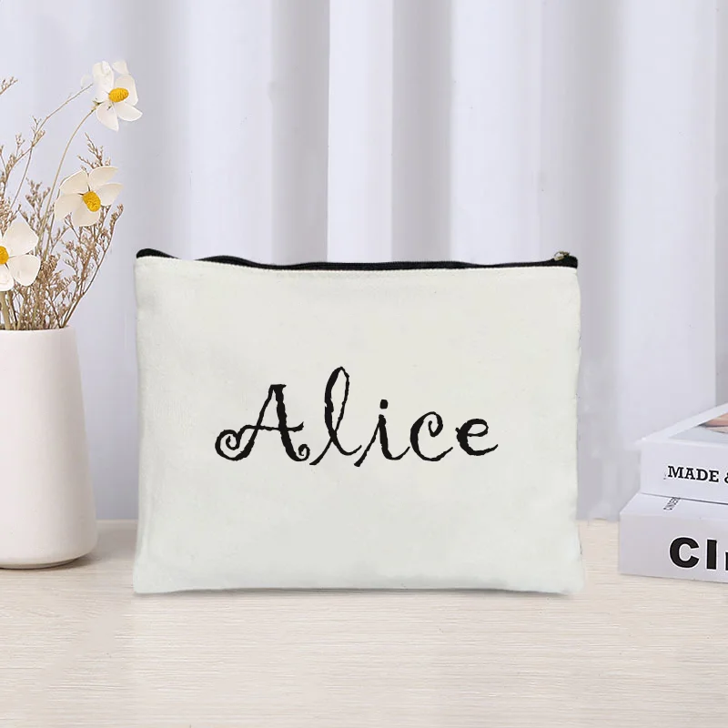 Custom Your Name Cosmetic Bag  - Women Bags Price review and price