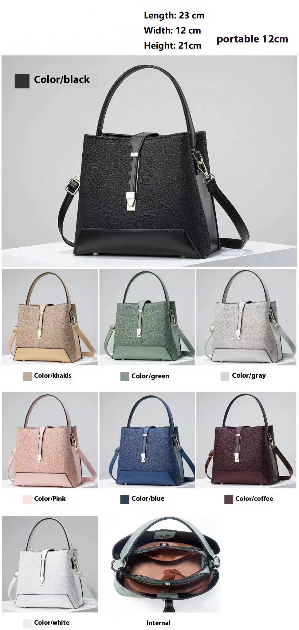 New Luxury Tote Bag Leather Cl - Women Bags On Sale review and price
